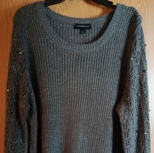 Gray Glitter Lane Bryant Sweater 22/24
